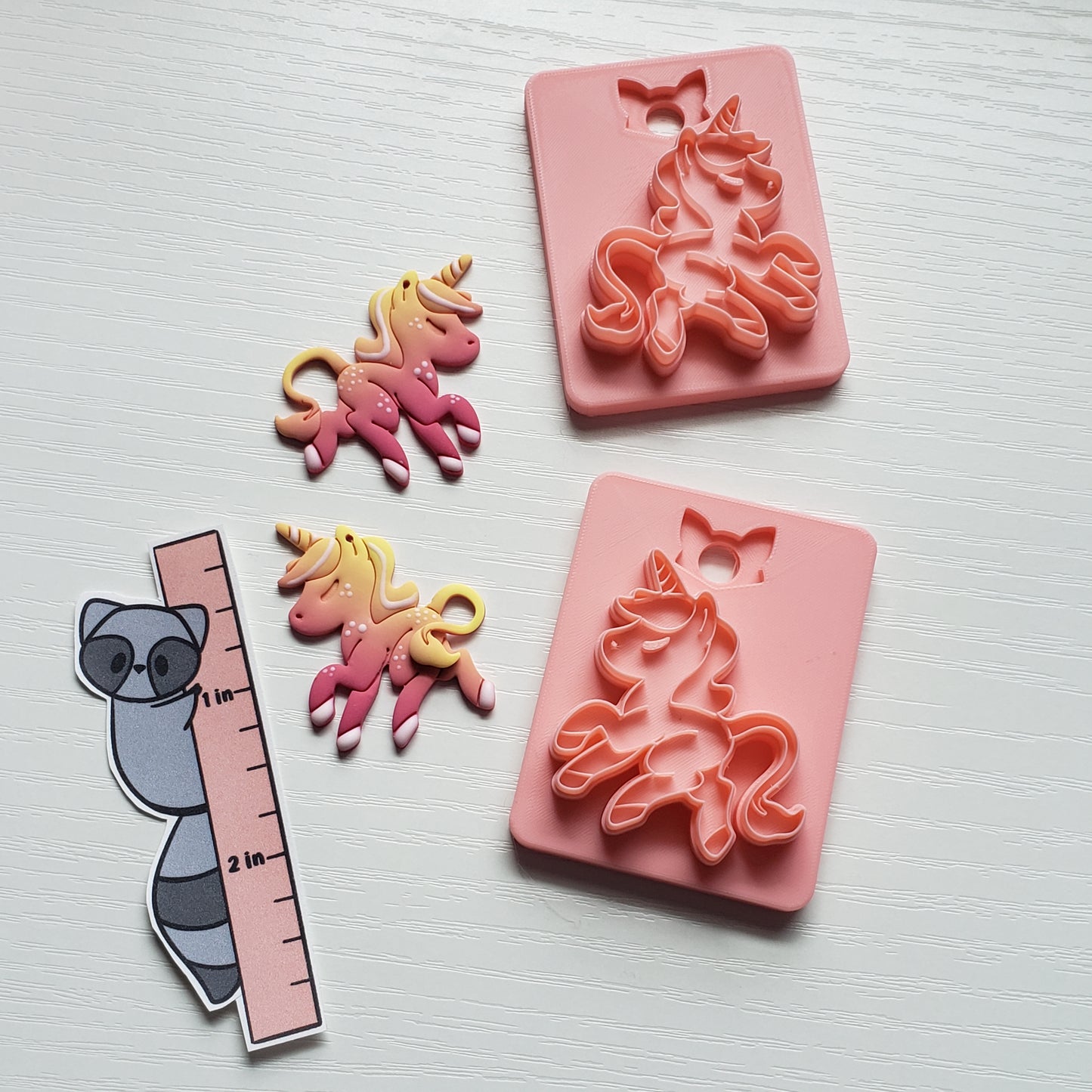 Cutesy Unicorn Clay Cutter - STL AND 3MF Digital File Download **Commercial License Included**