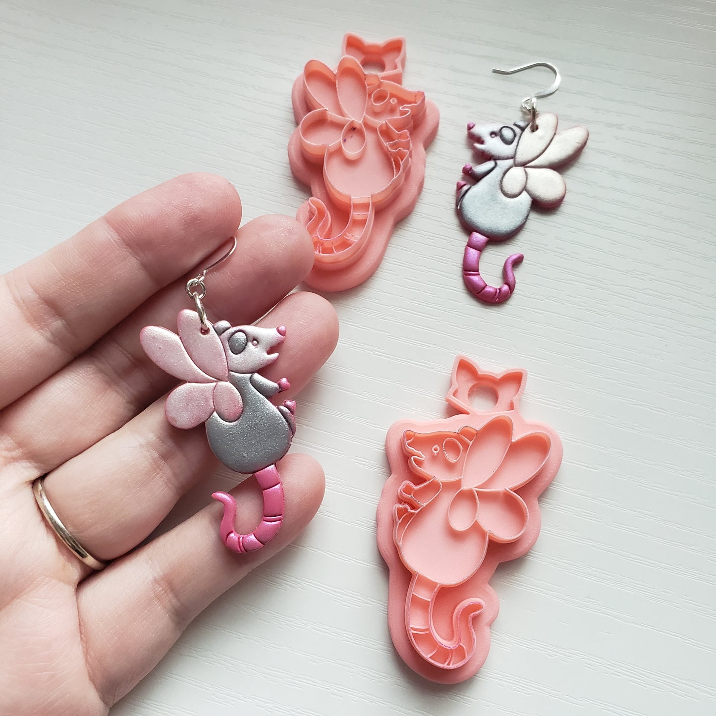 Fairy Possum Clay Cutter - STL AND 3MF Digital File Download **Commercial License Included**