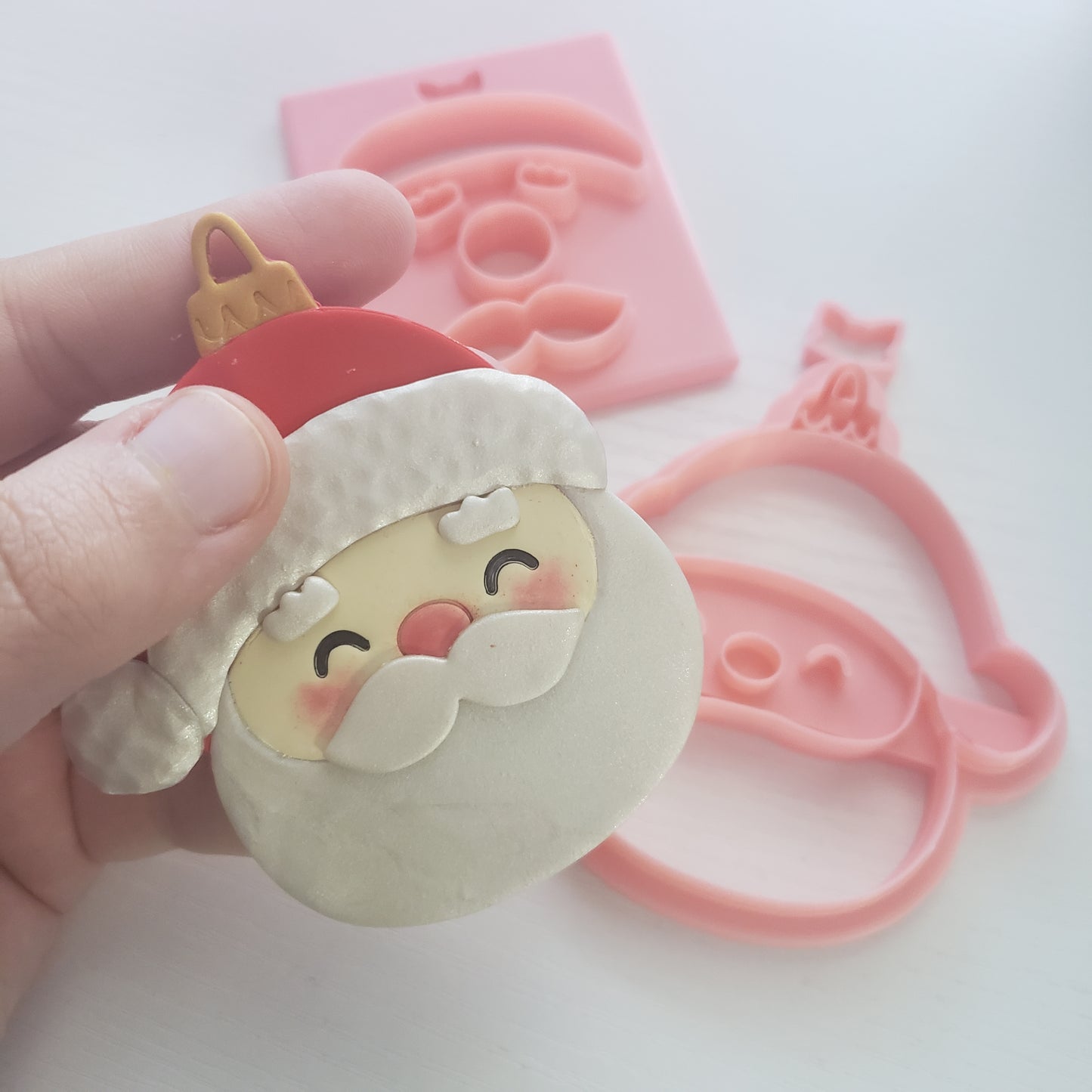 Santa Ornament Clay Cutter - STL AND 3MF Digital File Download **Commercial License Included**