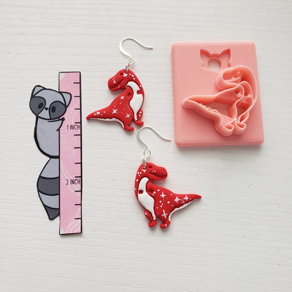 Cute Trex Dino Clay Cutter - STL AND 3MF Digital File Download **Commercial License Included**