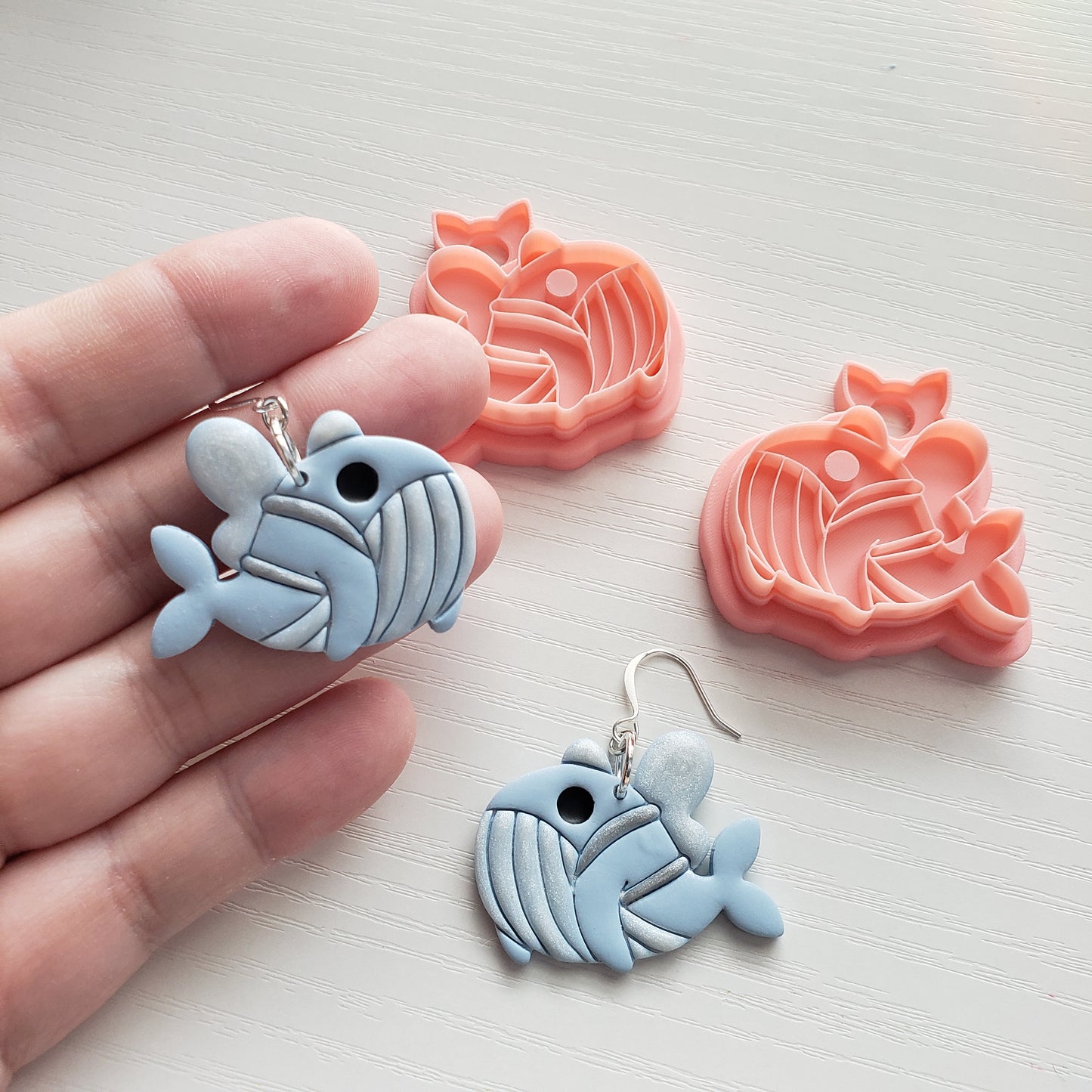 Wannabe Sky Whale Clay Cutter - STL AND 3MF Digital File Download **Commercial License Included**