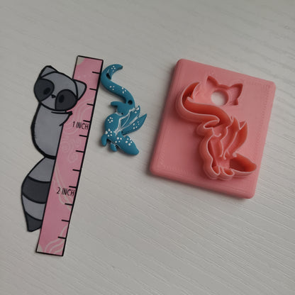 Playful Dragon Clay Cutter - STL AND 3MF Digital File Download **Commercial License Included**