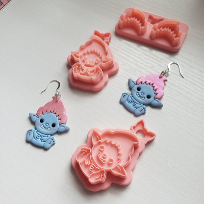 Troll Clay Cutter - STL AND 3MF Digital File Download **Commercial License Included**