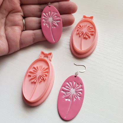 Dandelion Clay Cutter - STL AND 3MF Digital File Download  **Commercial License Included**