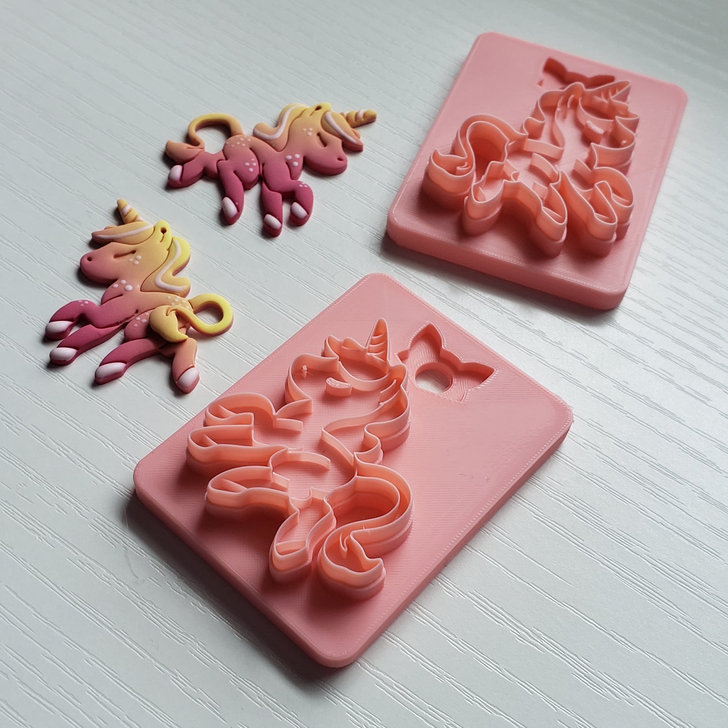 Cutesy Unicorn Clay Cutter - STL AND 3MF Digital File Download **Commercial License Included**