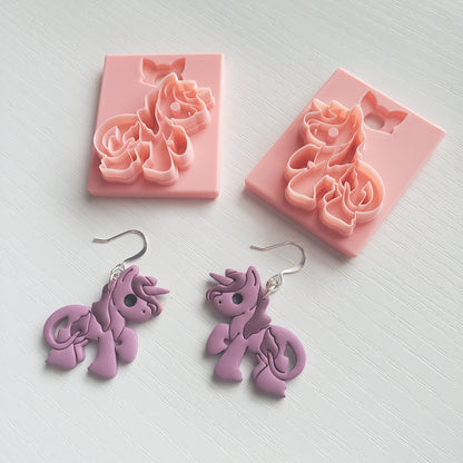 Unicorn Clay Cutter - STL AND 3MF Digital File Download **Commercial License Included**