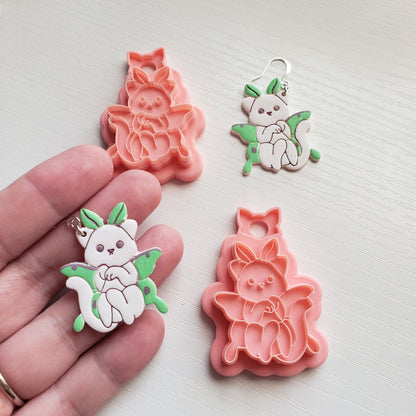 LunaKitty Clay Cutter - STL AND 3MF Digital File Download **Commercial License Included**