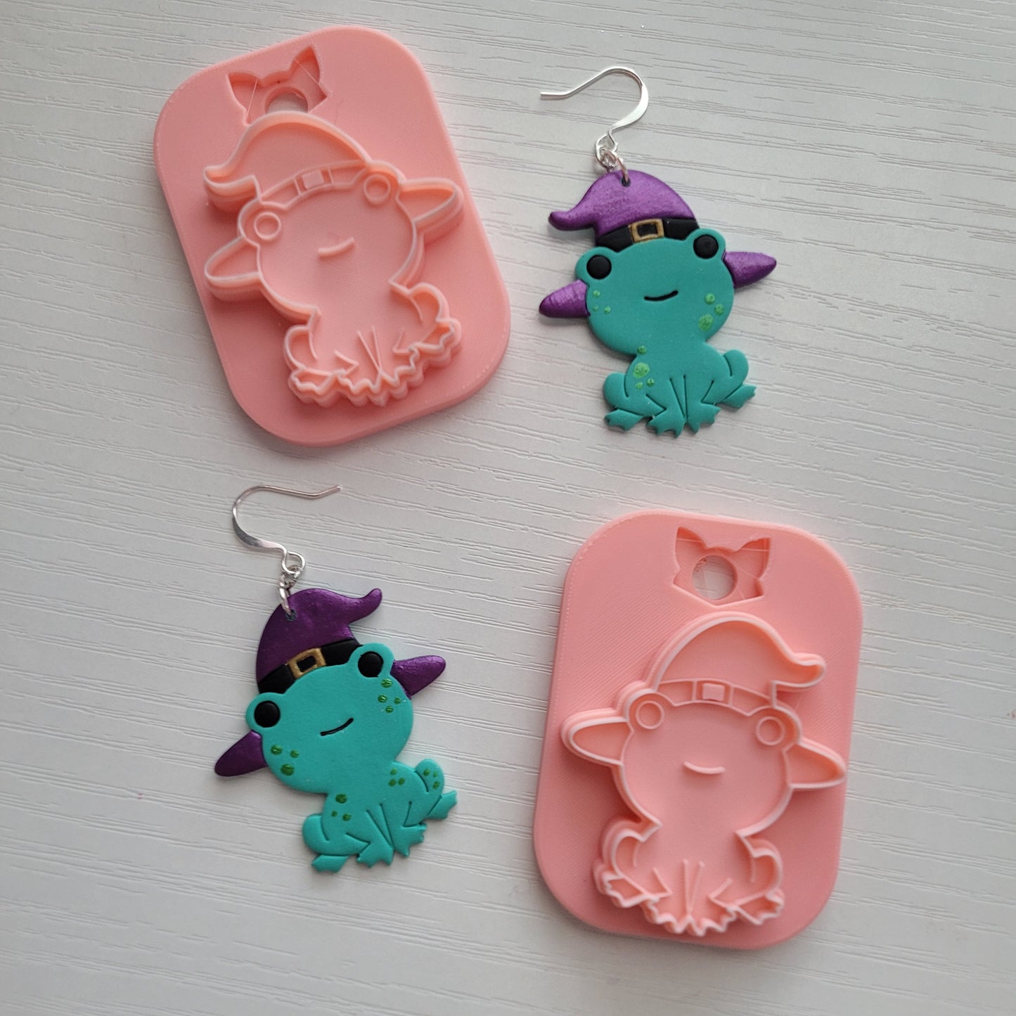 Witchy Frog Clay Cutter - STL AND 3MF Digital File Download  **Commercial License Included**